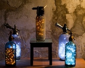 Table Lamp Vintage Soda Syphon Wire Mesh Seltzer lamp