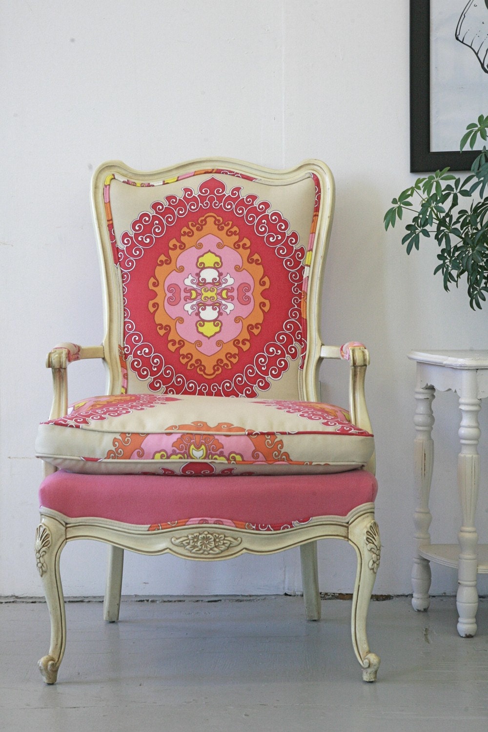 Paradise Punch French Chair  RESERVED