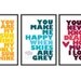 S A L E // You are my sunshine - SET OF THREE - 13x19 prints
