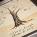 Wedding Tree Guest Book Hand Painted - 18" x 24" - Med-Large Custom Painting