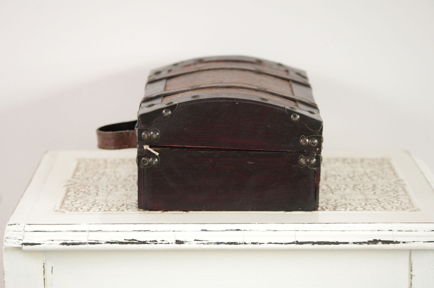 Rustic Wedding Card Box - Vintage style trunk - travel and rustic style
