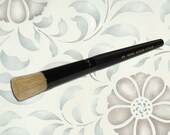 Wall Stencil Brush 3/4" for Allover Wall Stencils Easy Wall Stencil Techniques and Perfect Stenciling