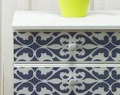 Wall and Furniture Pattern Stencil Medium Florentine Grille Border Stencil