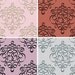 Furniture &Wall Stencil Small Ribbon Damask Stencil Featured in Martha Stewart Living