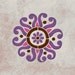 Floral Wall Motif Stencil Sun Flower Moroccan Stencil for DIY Wall Decor