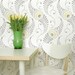 Large Wall Stencil Pattern Feathered Damask Allover Stencil for Painted Wallpaper Look