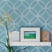 Moroccan Wall Stencil Endless Circle Lattice Stencil as Featured in Better Homes and Gardens