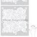 Flower Wall Stencil Rockin Roses Floral Damask Stencil for Custom Modern Wallpaper Effect Includes FREE Ceiling Stencil