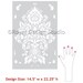 Wall Stencil Antoinette Damask Allover Stencil for DIY Painted Wallpaper