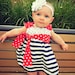 Anchors Aweigh Nautical 4th of July Boutique Dress Baby Toddler Girl's sizes 6mos to 8yrs
