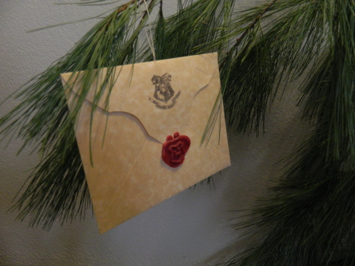Hogwarts Acceptance Letter CUSTOM Made Ornament - SwishandFlickCrafts