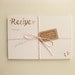 Peachy Pink Tulips Recipe Card Set