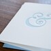 Letterpressed "&" Card