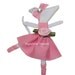 Angelina Ballerina Inspired Ribbon Sculpture Hair Clip