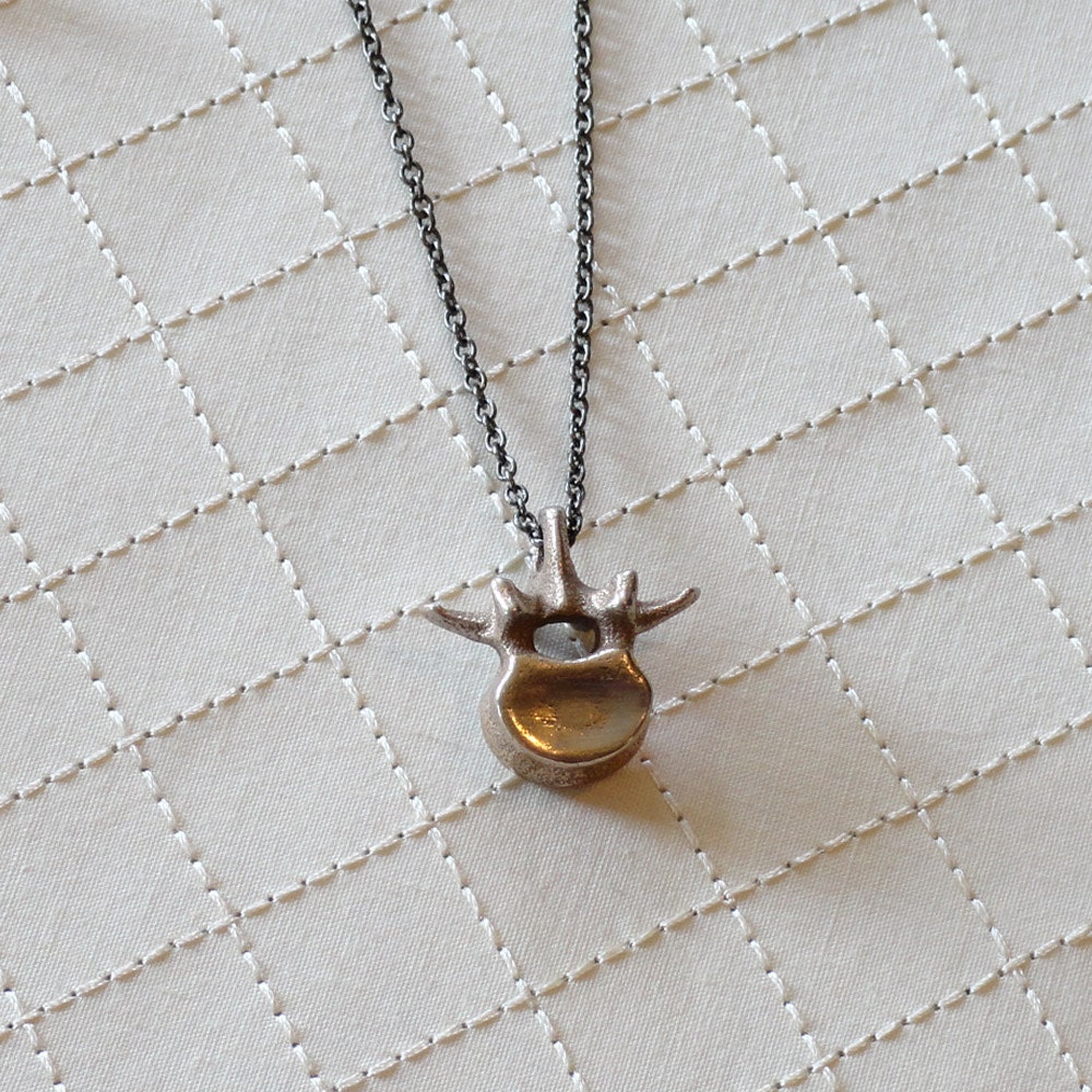 Anatomical Jewelry: Lumbar Vertebra Pendant