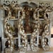 FRENCH Antique Barbola Carved Wood CAROUSEL Architectural Swags/Fragment - 2 PAIRS of 2