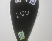 Heart Vinyl Chalkboard