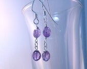 Sparkly Sweet Amethyst Dangles