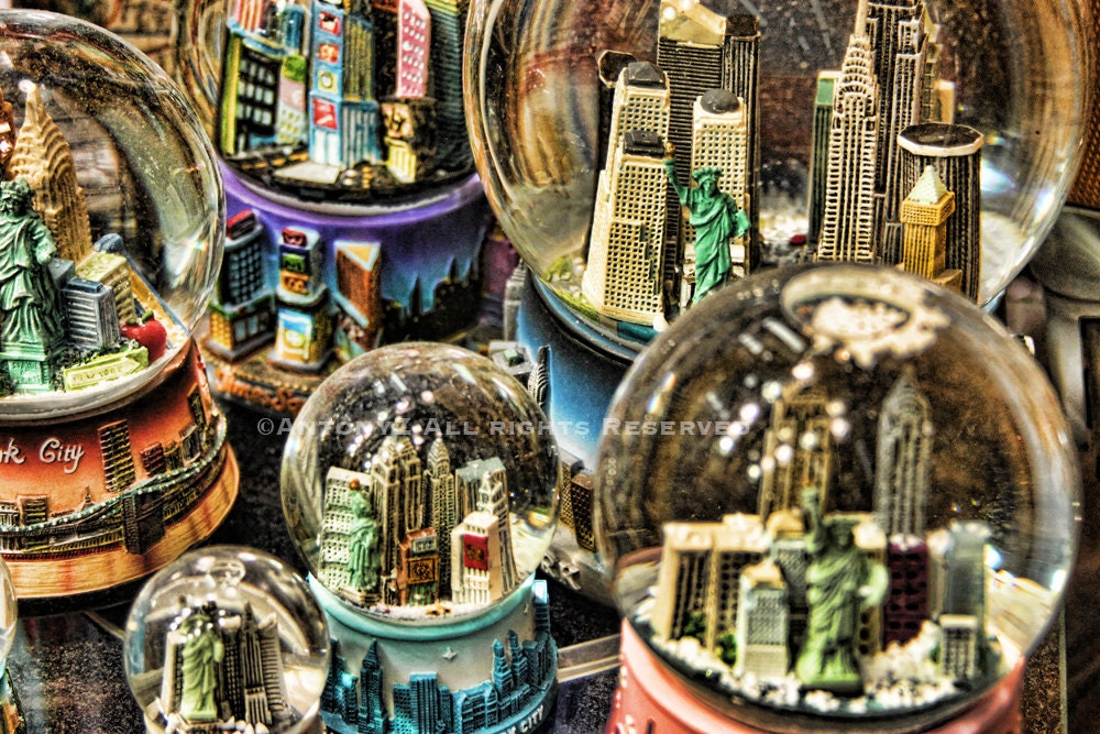 New York City Snowglobes 8x10 Color Fine Art Print