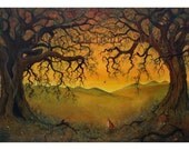 The Fox and The Crow  A4 fine art print