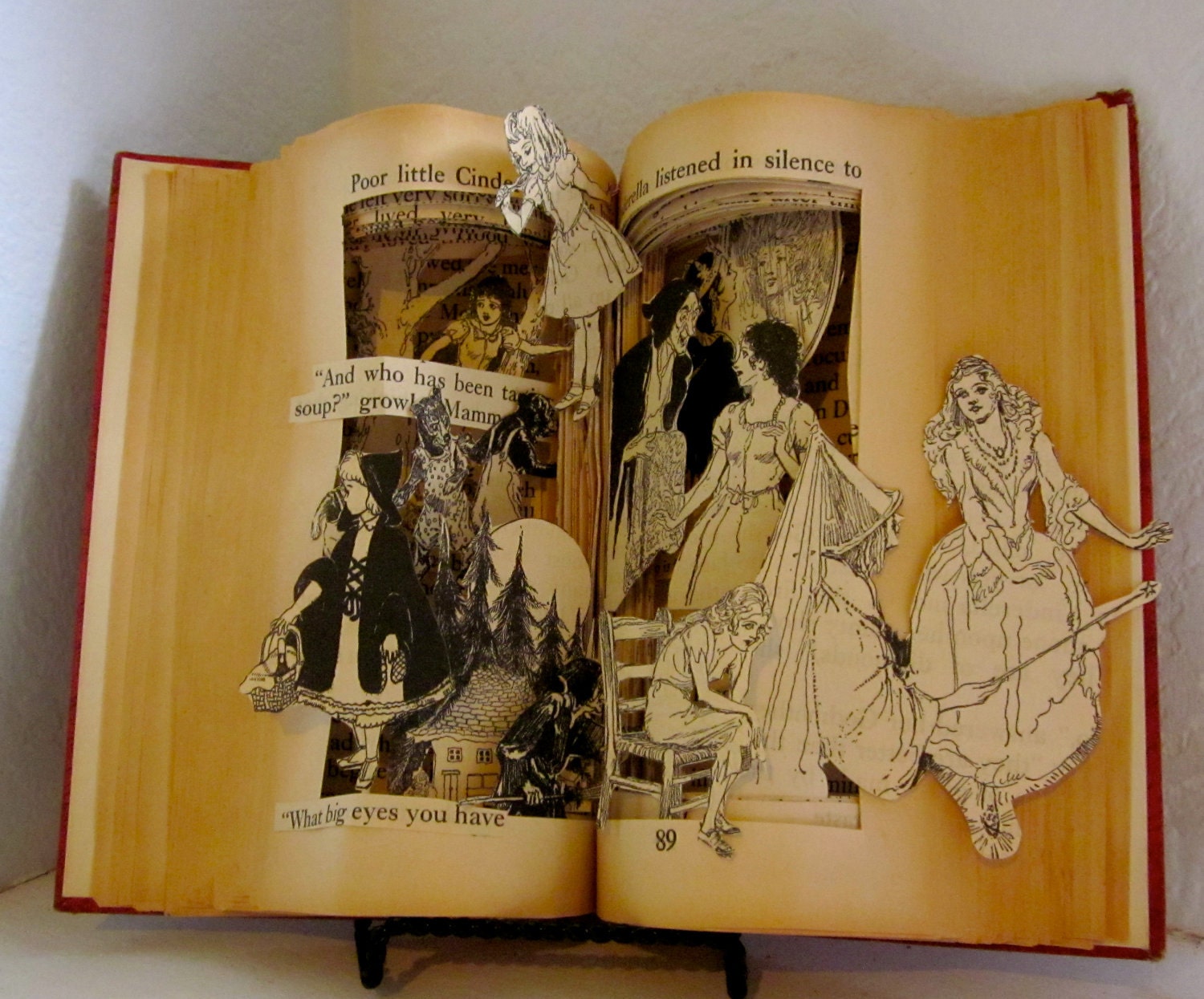 Altered Book Famous Fairytales