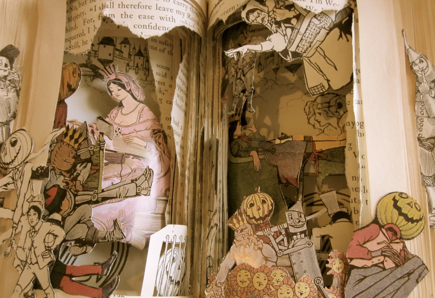 Altered Book Autopsy "You're Not in Kansas Anymore"