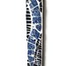 Key holder Blue White Mosaic Wall Hanging Hook Broken china Swirl Decorative Bird metal hook
