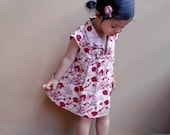 PDF Pattern - Hannah Dress for 12M - 5T and tutorial.
