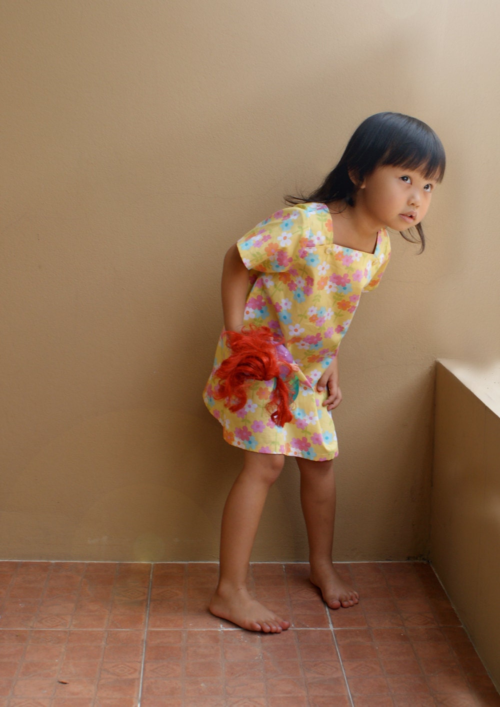 PDF Pattern - Iris Dress for 12M - 5T and tutorial.