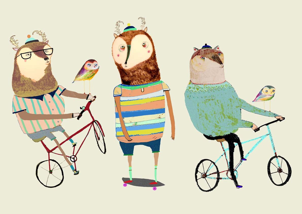 Art and Decor for Kids. Limited edition art print by Ashley Percival. This artwork has been exhibited on the London Tube :D