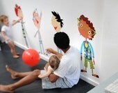 Brave Boys Reusable Fabric Wall Decals by Pop & Lolli