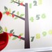 Tree of Wisdom and Numbers Reusable Fabric Wall Decals by Pop & Lolli