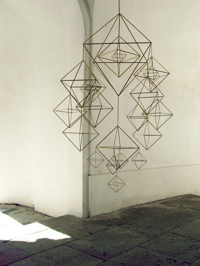 beautiful HIMMELI - brass mobile