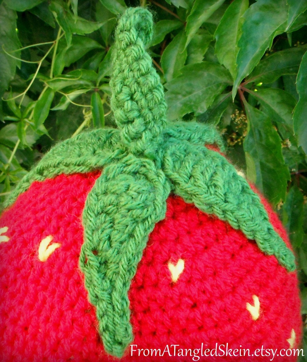 FREE SHIPPING Strawberry Shortcake Hat - Sizes Preteen/Teen or Adult