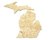 State of Michigan Wood Puzzle - Waldorf Toy