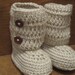 Baby Ankle Boots -Crochet Baby Booties