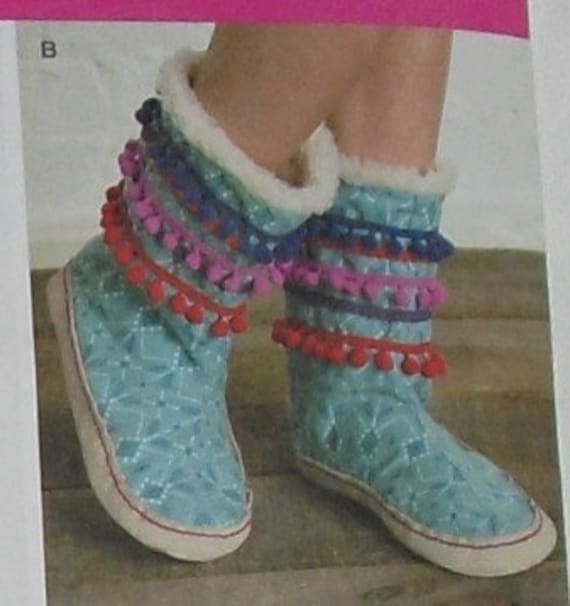 Misses Slippers Simplicity Pattern 1958
