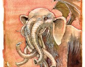 8" x 10" Print - Cthulhuphant