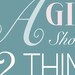 Classy and Fabulous 8x10" Print - Coco Chanel Quote in Moonstone Blue