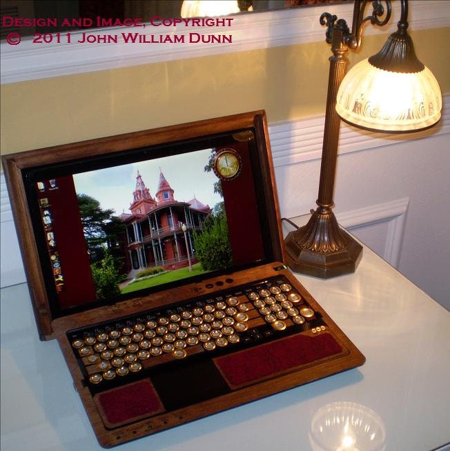 The eCog Mercury (tm) Steampunk Cover for the Sony VAIO (R) F-Series Laptop, Boilerplate Edition