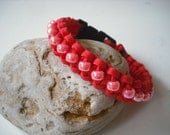 Red Dog Collar, Teacup Dog Jewelry