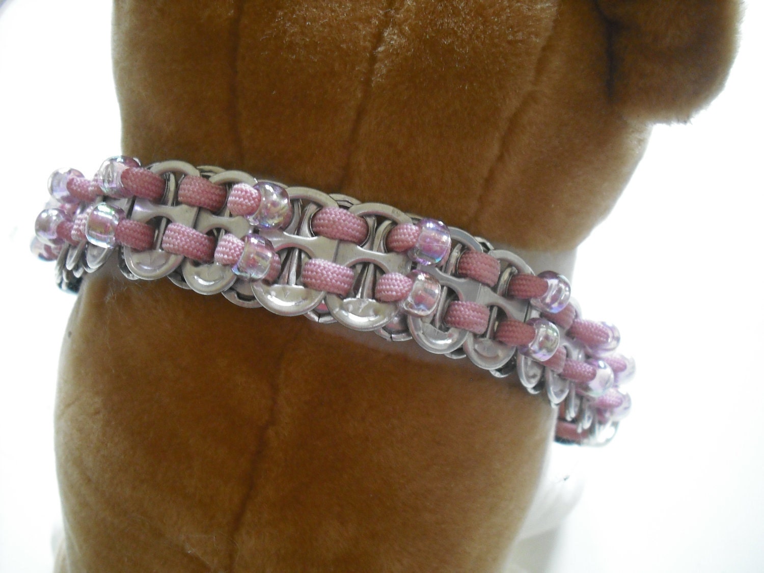 Pink Dog Jewelry, Artisan Dog Collar