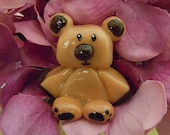 Mini Teddy Bear Ceramic Figurine