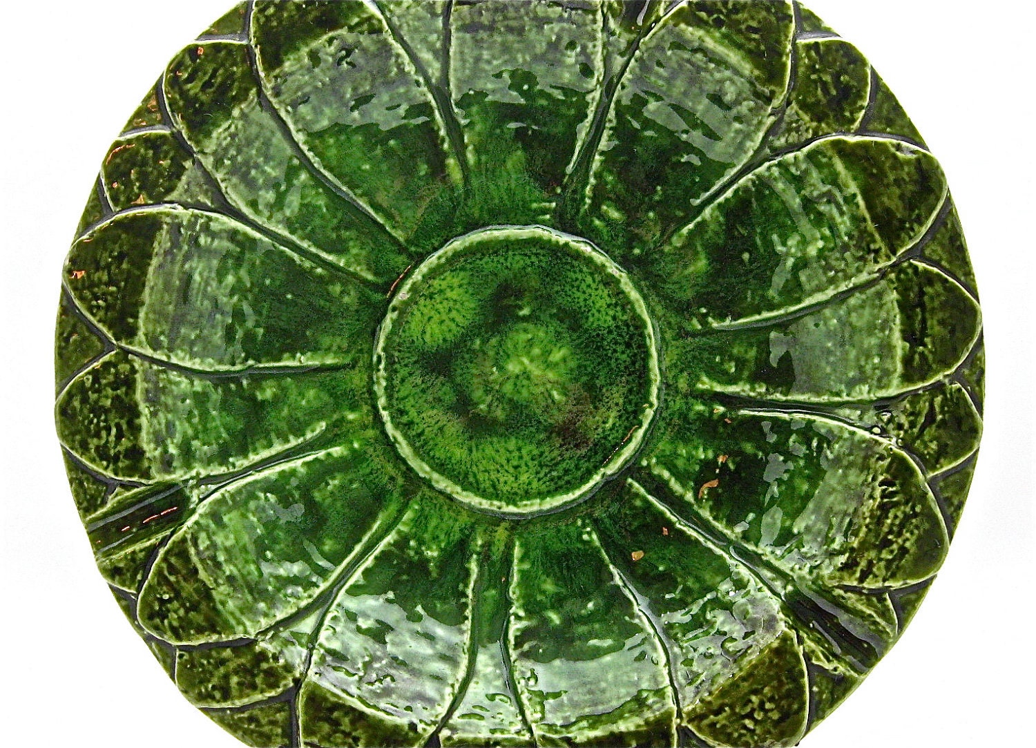 Daisy Mandala Pottery Ashtray