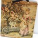 Tapestry Handbag, Travel Bag, Large Ladies Purse, Vintage Briefcase, Black Ladies Case / SALE