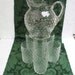 Hobnail Glass Pitcher, Hobnail Glasses, Vintage Glassware, Pitcher and Glasses