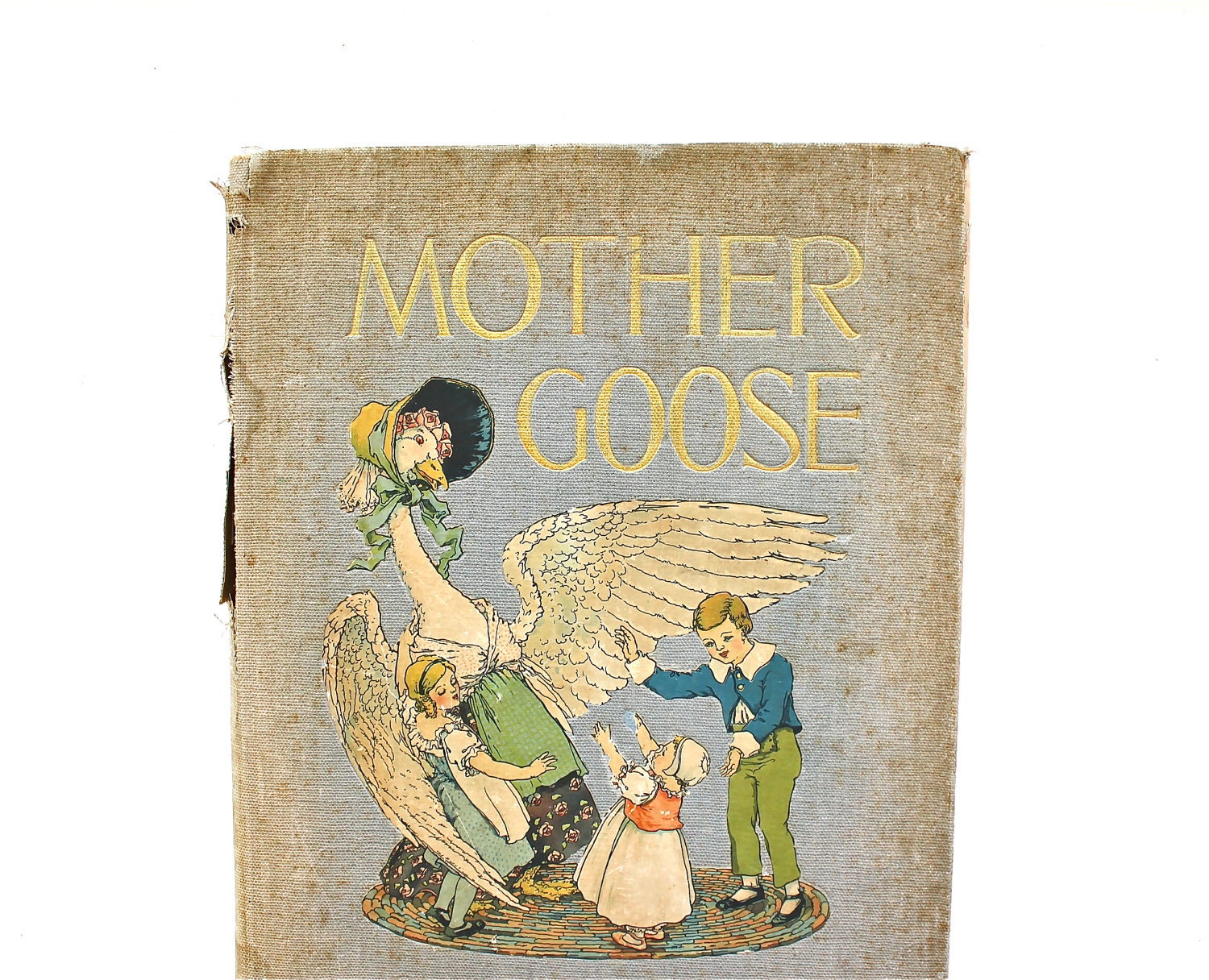 Mother Goose - Antique Mother Goose - Vintage Mother Goose - Antique 1915 Volland Edition - Mother's Day - Spring