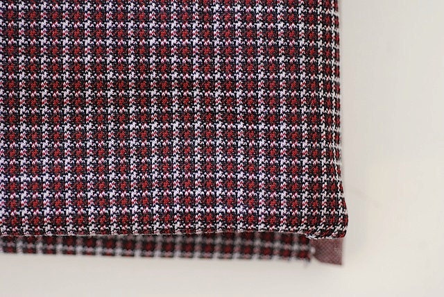 Vintage Double Knit Acrylic Fabric, Vintage Retro Patterns, Vintage Fabric Prints,  Yards of Fabric, Custom Valentines Day Gift