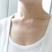 Open Heart Necklace in silver