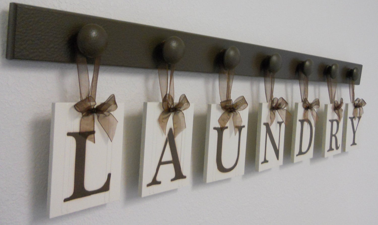 Laundry Room Wall Decor Personalized Hanging by NelsonsGifts